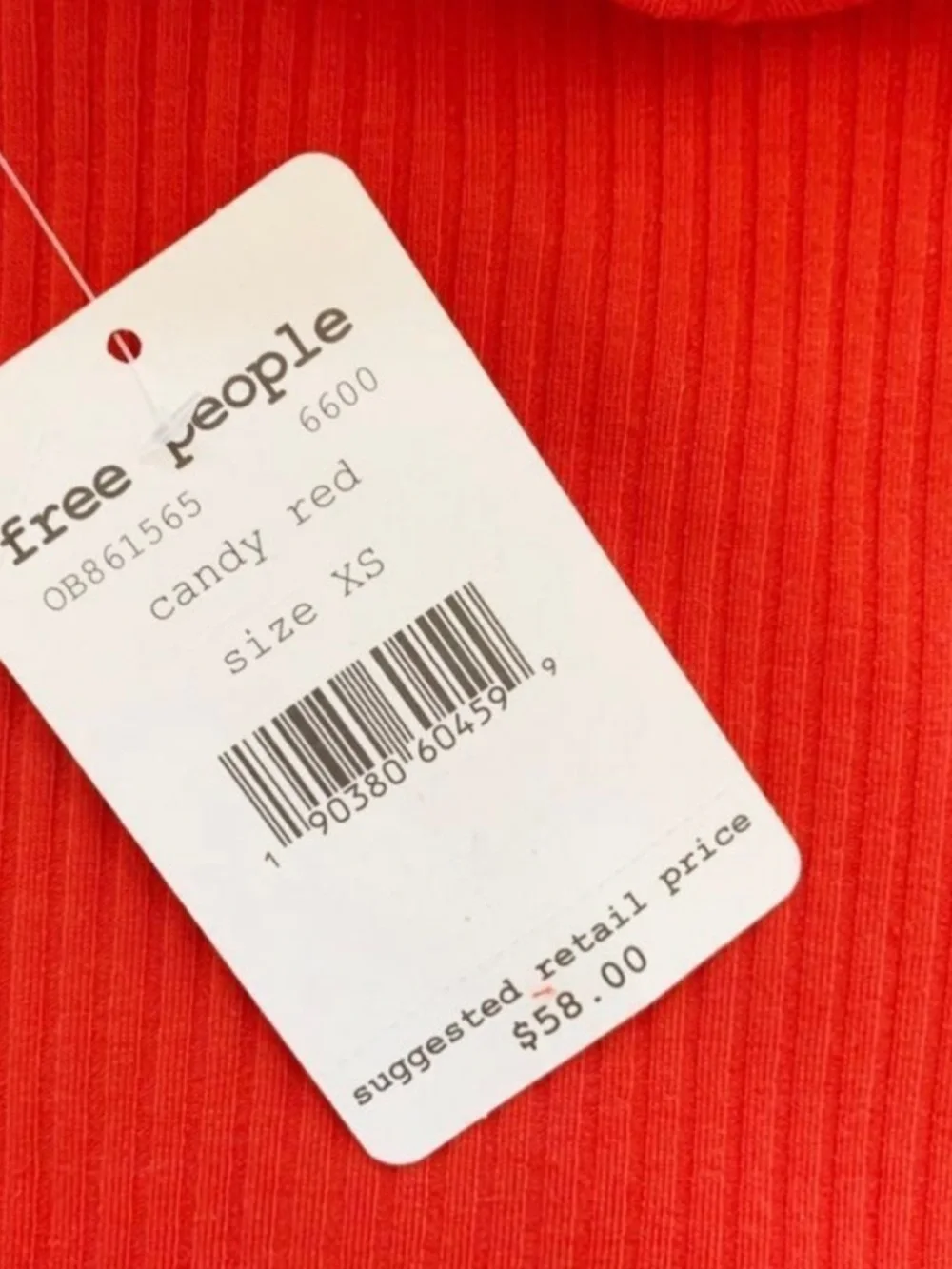 Free People LALA CROPPED TOP SIZE XSMALL